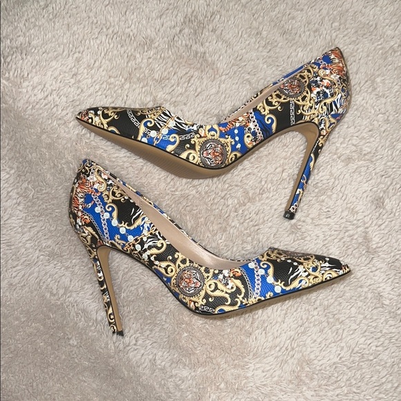 Aldo Elegant Multicolor Stiletto Heels Women’s Size 8.5 NWT - Picture 1 of 6